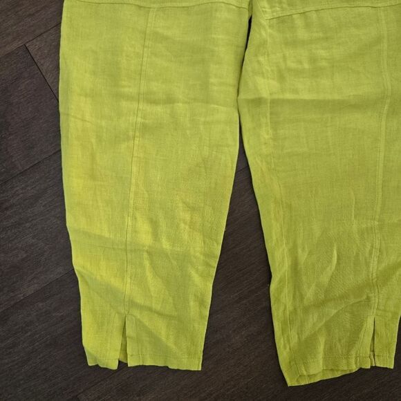 Bize linen cropped pants size 1 M - Picture 3 of 9